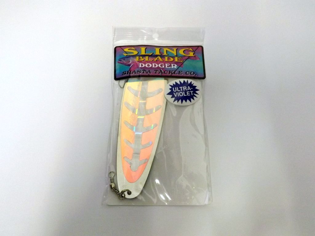 Shasta Tackle Co. Sling Blade Dodger 3 UV Silver Fishing Lures