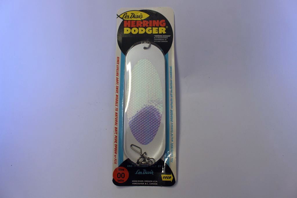 Les Davis ***Vintage*** Herring Dodger 5140020581 Sz 00 Pearl/Fish