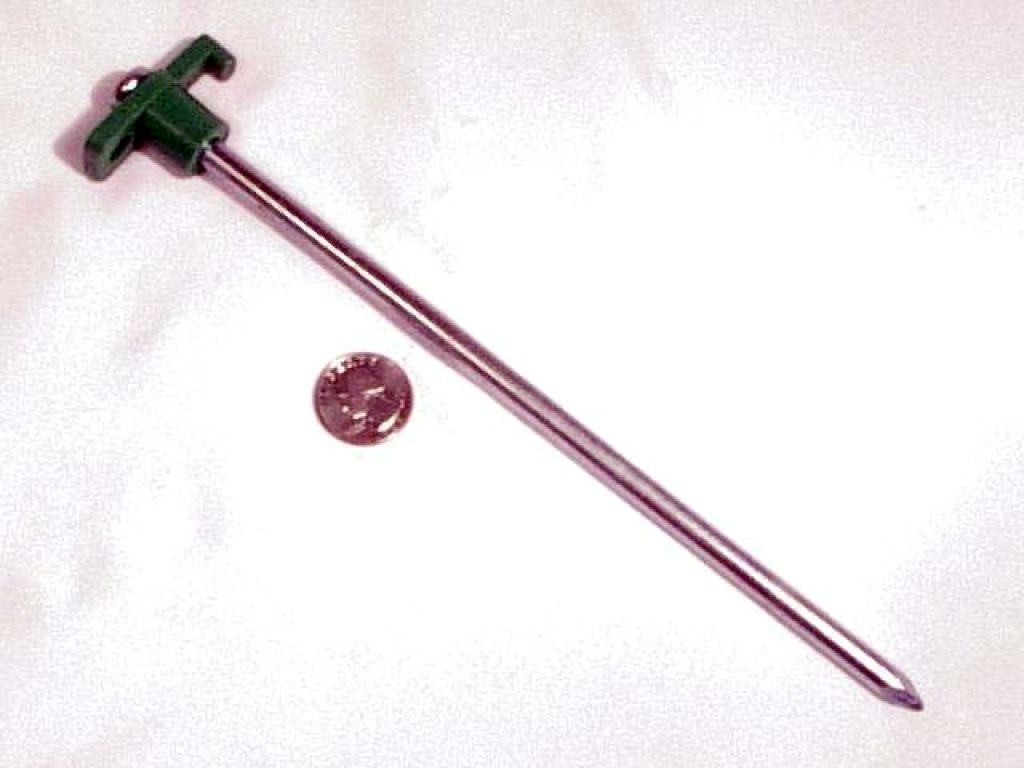 Stansport Steel Tent Stake 9.75" With Polypropylene Top For Tent Hold Down Accessories