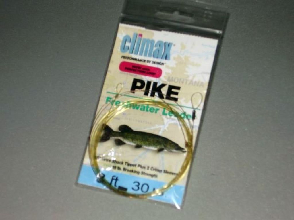 Climax Pike\ Freshwater\ Leader\ 8ft\ 30lb Discount