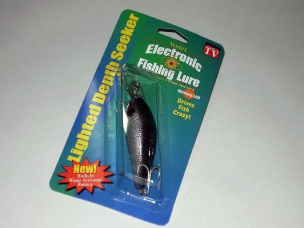 Vortex Vortex Electronic Fishing Lure Model V8 5/8 oz Shad Qty 1 As Seen On TV FishAndSave